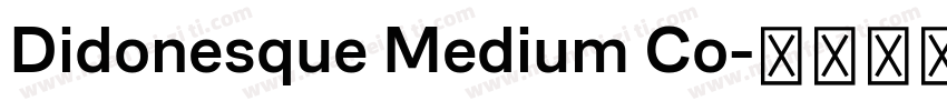 Didonesque Medium Co字体转换